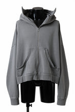 画像をギャラリービューアに読み込む, entire studios FULL ZIP SWEAT PARKA (RHINO)