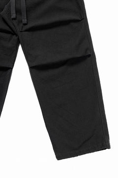 Load image into Gallery viewer, sus-sous exclusive wide pants / 10/2 linen cotton hop suck (BLACK)