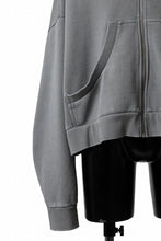 画像をギャラリービューアに読み込む, entire studios FULL ZIP SWEAT PARKA (RHINO)