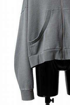 画像をギャラリービューアに読み込む, entire studios FULL ZIP SWEAT PARKA (RHINO)