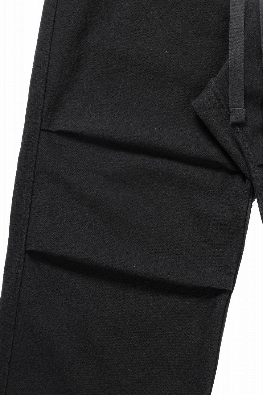 Load image into Gallery viewer, sus-sous exclusive wide pants / 10/2 linen cotton hop suck (BLACK)