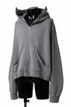 画像をギャラリービューアに読み込む, entire studios FULL ZIP SWEAT PARKA (RHINO)