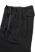Load image into Gallery viewer, sus-sous exclusive wide pants / 10/2 linen cotton hop suck (BLACK)