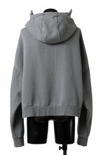 画像をギャラリービューアに読み込む, entire studios FULL ZIP SWEAT PARKA (RHINO)