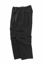 Load image into Gallery viewer, sus-sous exclusive wide pants / 10/2 linen cotton hop suck (BLACK)