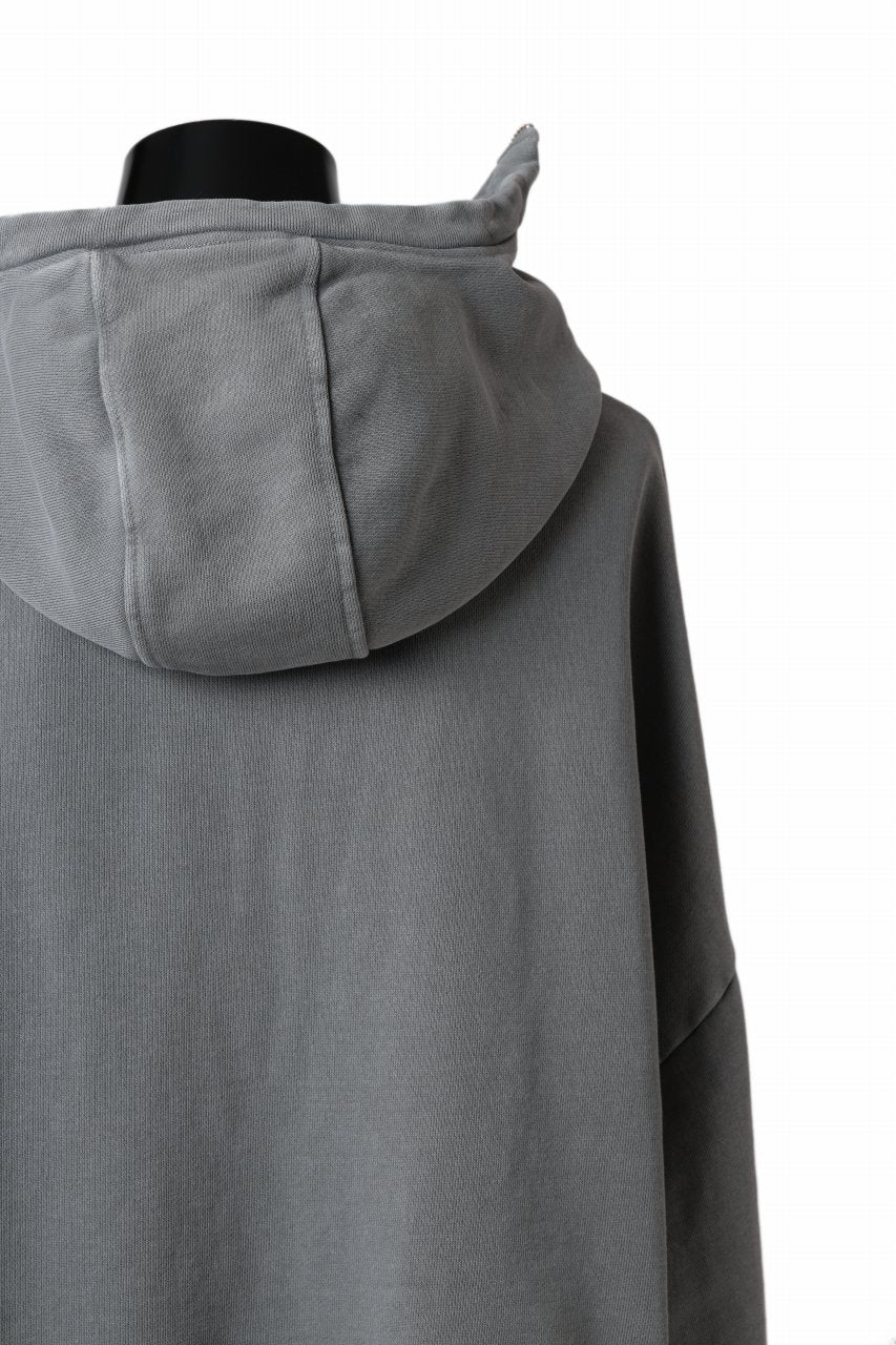 画像をギャラリービューアに読み込む, entire studios FULL ZIP SWEAT PARKA (RHINO)