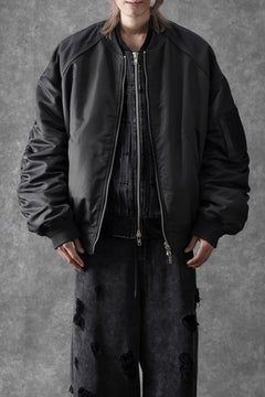 画像をギャラリービューアに読み込む, Juun.J Denim Vest Detachable Nylon MA-1 Jumper (GREY)