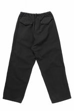 Load image into Gallery viewer, sus-sous exclusive wide pants / 10/2 linen cotton hop suck (BLACK)