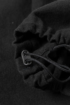 Load image into Gallery viewer, sus-sous exclusive wide pants / 10/2 linen cotton hop suck (BLACK)