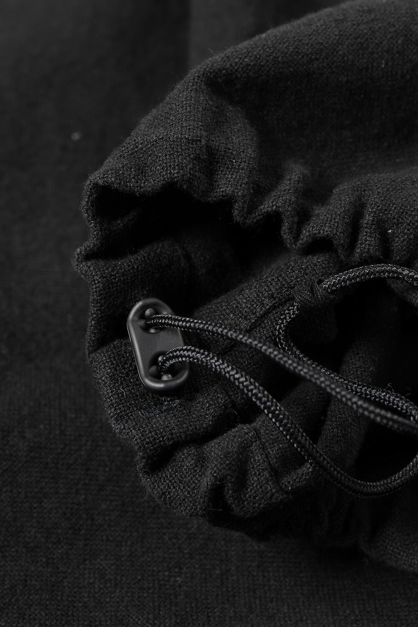 Load image into Gallery viewer, sus-sous exclusive wide pants / 10/2 linen cotton hop suck (BLACK)