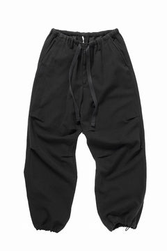 Load image into Gallery viewer, sus-sous exclusive wide pants / 10/2 linen cotton hop suck (BLACK)