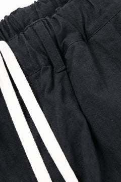 Load image into Gallery viewer, sus-sous exclusive atelier trousers / 10/2 linen cotton hop suck (BLACK)