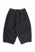 Load image into Gallery viewer, sus-sous exclusive atelier trousers / 10/2 linen cotton hop suck (BLACK)