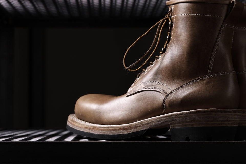 画像をギャラリービューアに読み込む, Portaille x LOOM exclusive DOUBLE STITCHED WELT WORKING BOOTS / HORWEEN CHROMEXCEL (NATURAL)