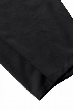 画像をギャラリービューアに読み込む, Y's for men BACK SIDE ZIPPER PANTS / WRINKLED GABARDINE (BLACK)