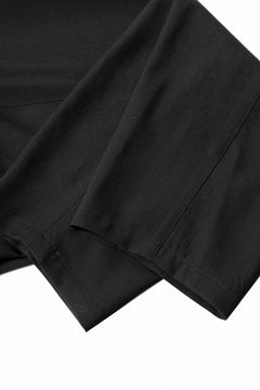 画像をギャラリービューアに読み込む, Y's for men BACK SIDE ZIPPER PANTS / WRINKLED GABARDINE (BLACK)