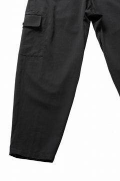 画像をギャラリービューアに読み込む, Y's for men SIDE TUCK CARGO POCKET PANTS / WRINKLED GABARDINE (BLACK)
