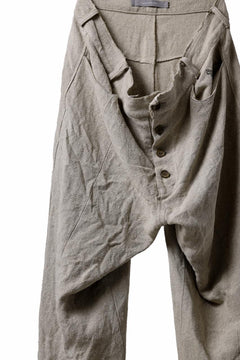 画像をギャラリービューアに読み込む, YUTA MATSUOKA wide taperd pants / no.8 linen canvas (ecru)