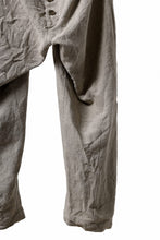 画像をギャラリービューアに読み込む, YUTA MATSUOKA wide taperd pants / no.8 linen canvas (ecru)