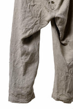 画像をギャラリービューアに読み込む, YUTA MATSUOKA wide taperd pants / no.8 linen canvas (ecru)