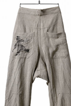 画像をギャラリービューアに読み込む, YUTA MATSUOKA wide taperd pants / no.8 linen canvas (ecru)