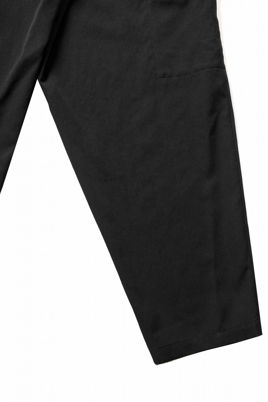 画像をギャラリービューアに読み込む, Y's for men SIDE TUCK CARGO POCKET PANTS / WRINKLED GABARDINE (BLACK)