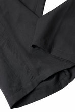 画像をギャラリービューアに読み込む, Y's for men CLASSIC STRING PANTS WITH 3-STITCH / WRINKLED GABARDINE (BLACK)