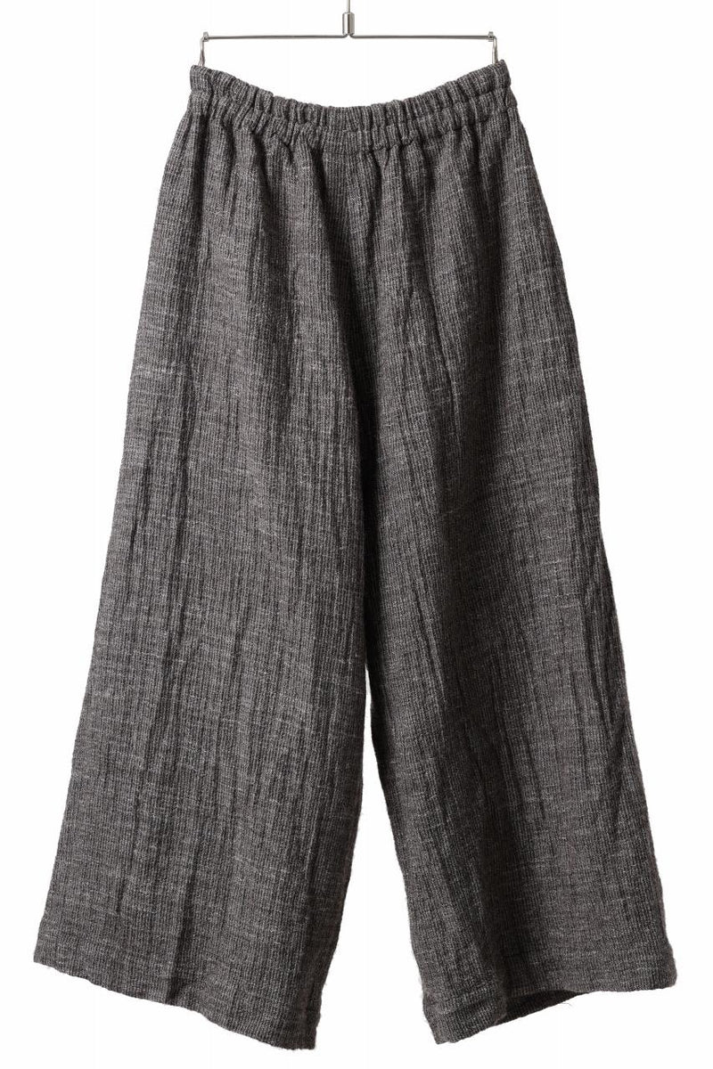 yuta matsuoka 19aw ウールリネン　クロップドパンツ yuta matsuoka 19aw ウールリネンクロップドパンツ