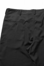 画像をギャラリービューアに読み込む, Y's for men CLASSIC STRING PANTS WITH 3-STITCH / WRINKLED GABARDINE (BLACK)
