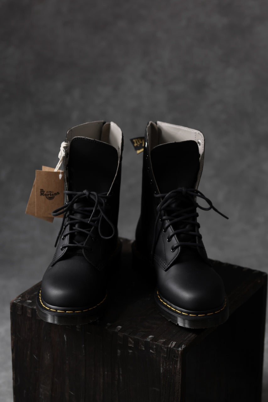 画像をギャラリービューアに読み込む, Y's x Dr. Martens 10-EYES BACK ZIP BOOTS 1490 / SMOOTH COWHIDE (BLACK)