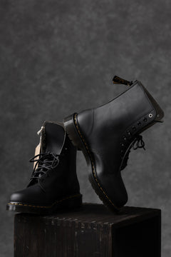 画像をギャラリービューアに読み込む, Y's x Dr. Martens 10-EYES BACK ZIP BOOTS 1490 / SMOOTH COWHIDE (BLACK)
