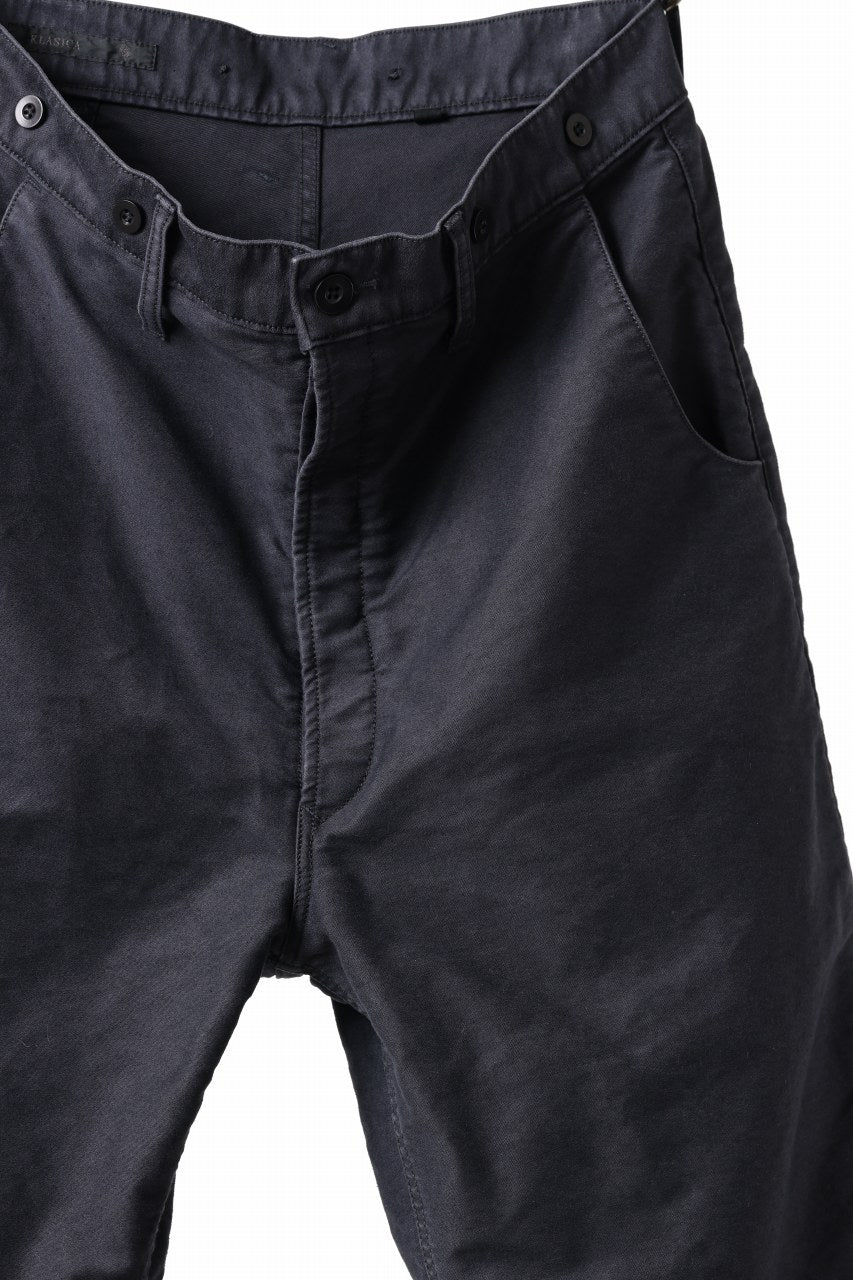 Load image into Gallery viewer, KLASICA BEAUFORT 5 PKT WORKERS TROUSERS / SURPHER DYED MOLE SKIN (DEEP SEA)