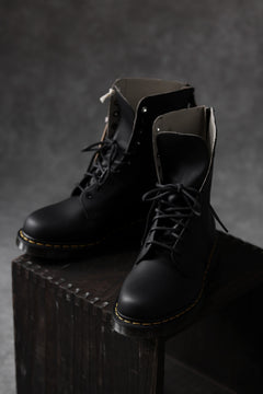 画像をギャラリービューアに読み込む, Y's x Dr. Martens 10-EYES BACK ZIP BOOTS 1490 / SMOOTH COWHIDE (BLACK)