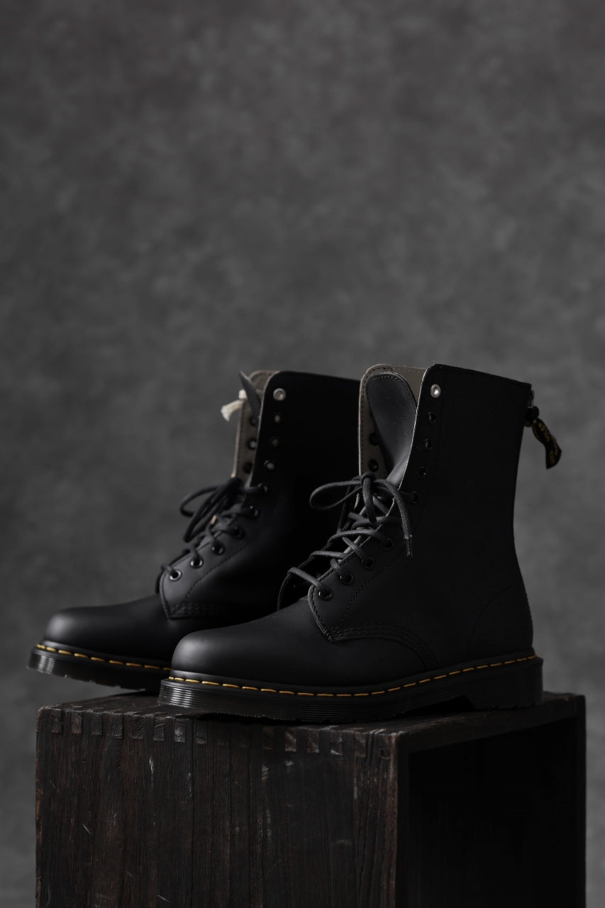画像をギャラリービューアに読み込む, Y's x Dr. Martens 10-EYES BACK ZIP BOOTS 1490 / SMOOTH COWHIDE (BLACK)