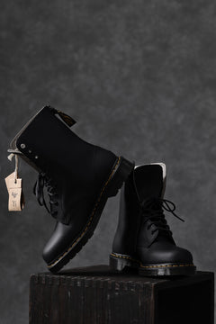 画像をギャラリービューアに読み込む, Y's x Dr. Martens 10-EYES BACK ZIP BOOTS 1490 / SMOOTH COWHIDE (BLACK)