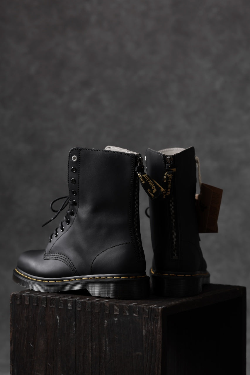 画像をギャラリービューアに読み込む, Y's x Dr. Martens 10-EYES BACK ZIP BOOTS 1490 / SMOOTH COWHIDE (BLACK)