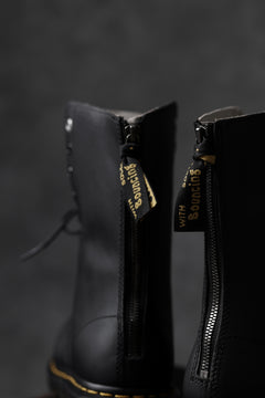 画像をギャラリービューアに読み込む, Y's x Dr. Martens 10-EYES BACK ZIP BOOTS 1490 / SMOOTH COWHIDE (BLACK)