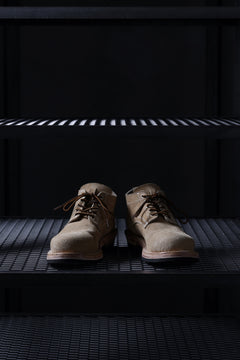 Load image into Gallery viewer, Portaille x LOOM exclusive DOUBLE STITCHED WELT WORKING DERBY / BOX CALF SUEDE (BEIGE)