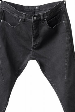 画像をギャラリービューアに読み込む, A.F ARTEFACT RELAXED SKINNY DENIM PANTS (BLACK)