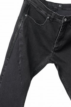 画像をギャラリービューアに読み込む, A.F ARTEFACT RELAXED SKINNY DENIM PANTS (BLACK)