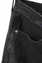 画像をギャラリービューアに読み込む, A.F ARTEFACT RELAXED SKINNY DENIM PANTS (BLACK)