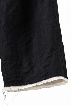 Load image into Gallery viewer, KLASICA GALWAY - Hb CUT OFF BOLD STRAIGHT TROUSERS / HIGH DENSITY HERRING BONE (DARK NIGHT)
