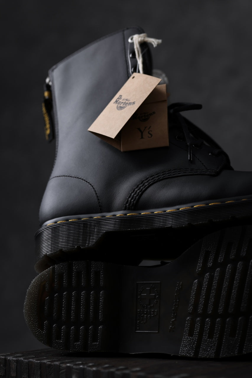 画像をギャラリービューアに読み込む, Y's x Dr. Martens 10-EYES BACK ZIP BOOTS 1490 / SMOOTH COWHIDE (BLACK)