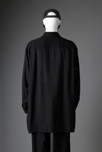 画像をギャラリービューアに読み込む, Y's for men BIG SHIRT / CELLULOSE LAWN (BLACK)