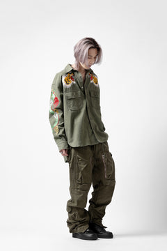 画像をギャラリービューアに読み込む, READYMADE CARGO PANTS (KHAKI GREEN #C)