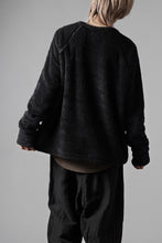 画像をギャラリービューアに読み込む, N/07 exclusive BOA FLEECE STRAIGHT TOP (BLACK)