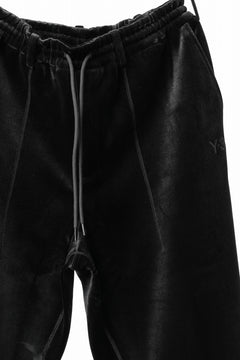 画像をギャラリービューアに読み込む, Y-3 Yohji Yamamoto VELVET CUF PANTS (BLACK)