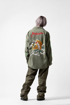 画像をギャラリービューアに読み込む, READYMADE SKA SHIRT-JACKET (KHAKI GREEN)