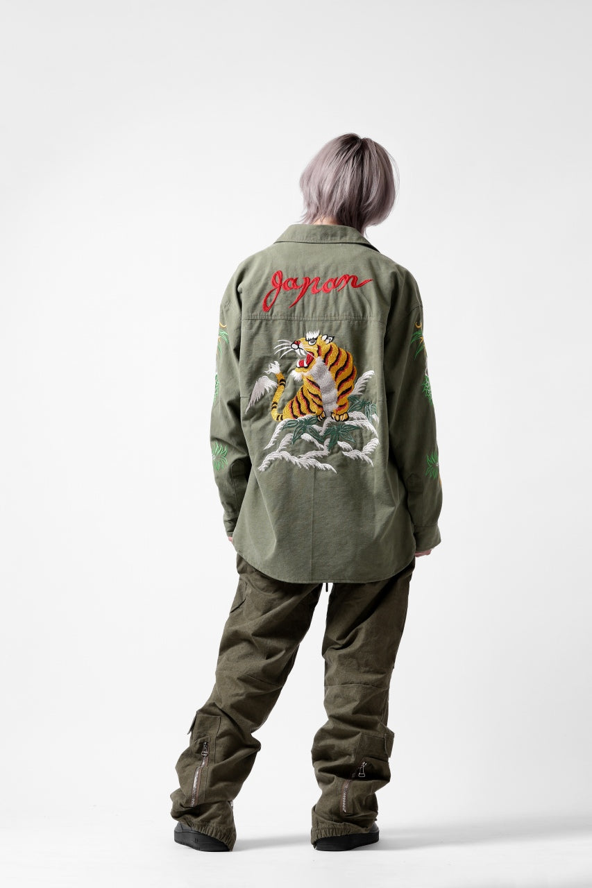 画像をギャラリービューアに読み込む, READYMADE SKA SHIRT-JACKET (KHAKI GREEN)
