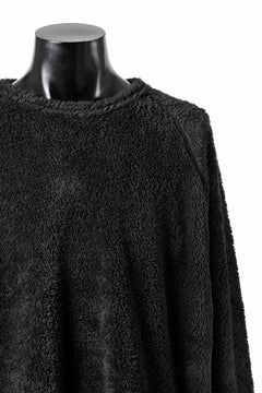 画像をギャラリービューアに読み込む, N/07 exclusive BOA FLEECE STRAIGHT TOP (BLACK)